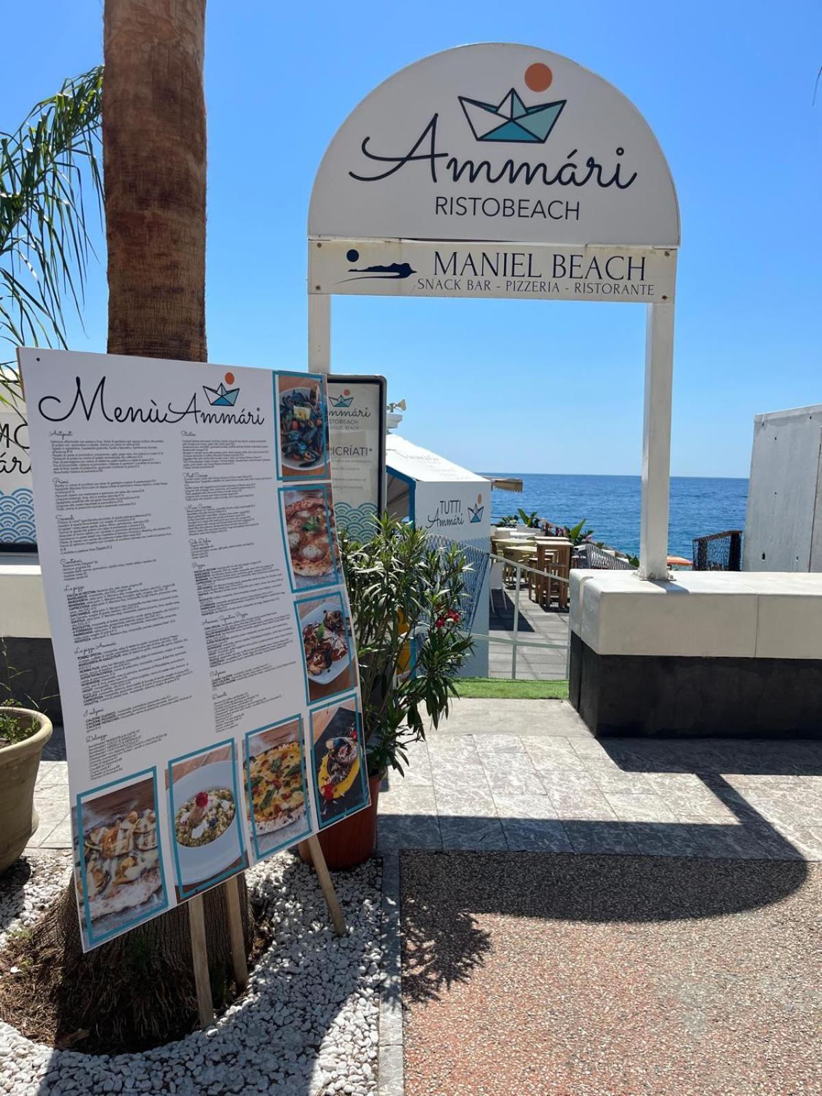 Maniel Beach Hotel Letojanni Exterior foto